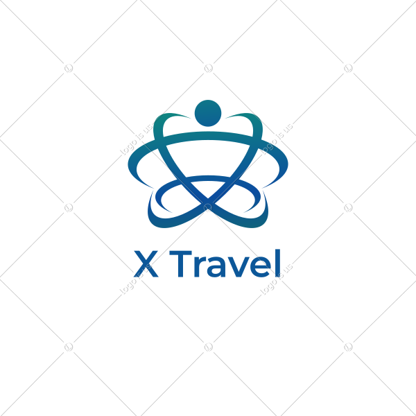 x travel logo