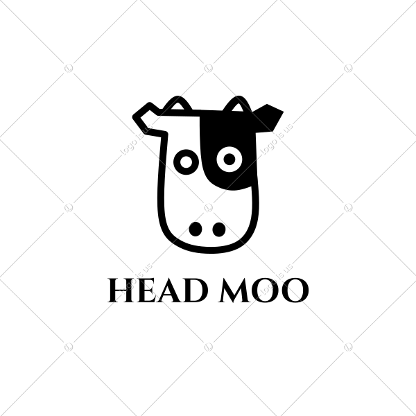 Head Moo Logo - Logo Is Us